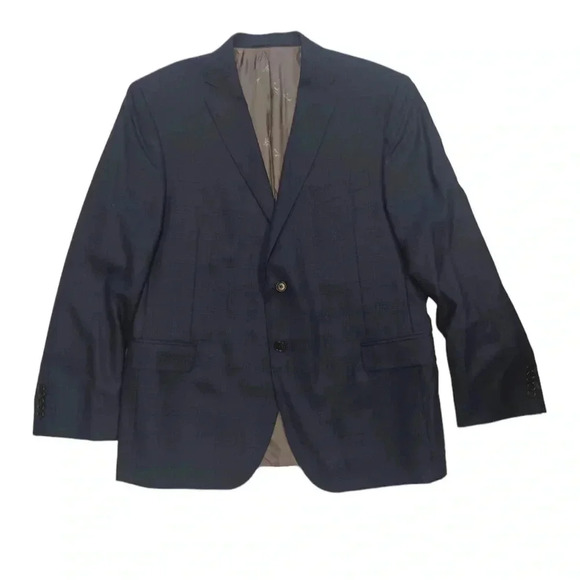 Austin Reed Signature Blue Wool Blazer Size 46R - Picture 3 of 11